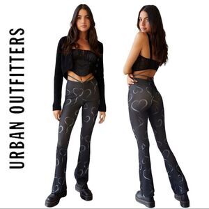 NEW NGOrder Urban Outfitters UO Mesh Flare Pants M
